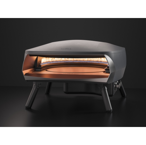 16” Witt Rotante 2 Burner Pizza Oven with rotating stone - Graphite