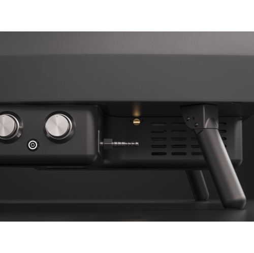 16” Witt Rotante 2 Burner Pizza Oven with rotating stone - Graphite