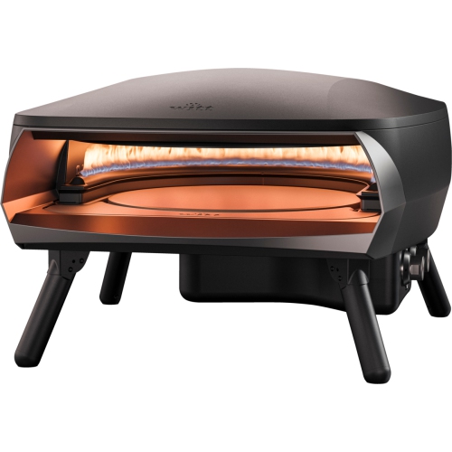 Image 1 of 8.. 16” Witt Rotante 2 Burner Pizza Oven with rotating stone - Black