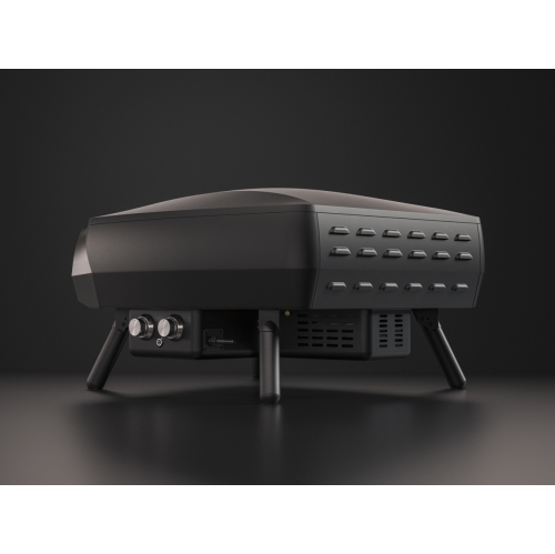 16” Witt Rotante 2 Burner Pizza Oven with rotating stone - Black