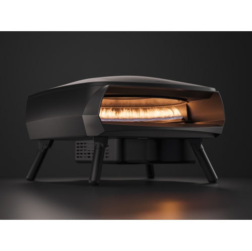 16” Witt Rotante 2 Burner Pizza Oven with rotating stone - Black