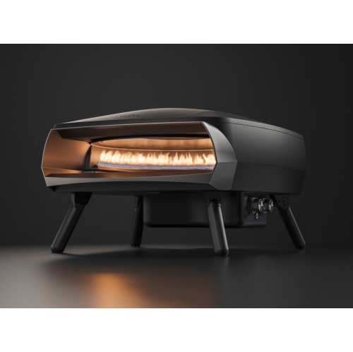 16” Witt Rotante 2 Burner Pizza Oven with rotating stone - Black