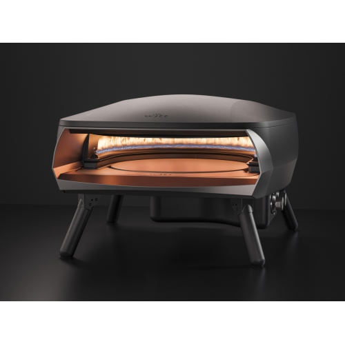 16” Witt Rotante 2 Burner Pizza Oven with rotating stone - Black