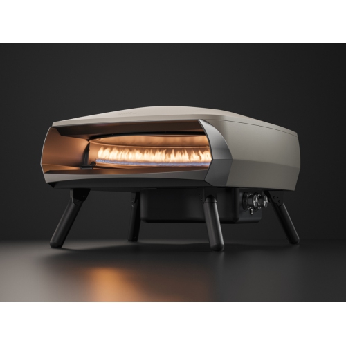 Four à pizza de 16 po à 2 brûleurs Rotante de Witt avec pierre rotative - Pierre