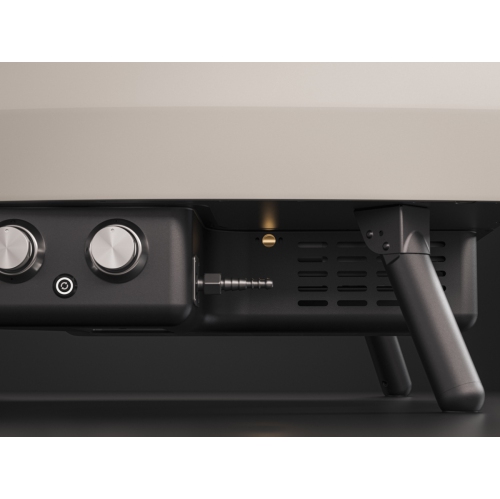 Four à pizza de 16 po à 2 brûleurs Rotante de Witt avec pierre rotative - Pierre