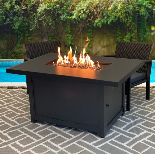 Vulcan Carole Rectangle Fire Table