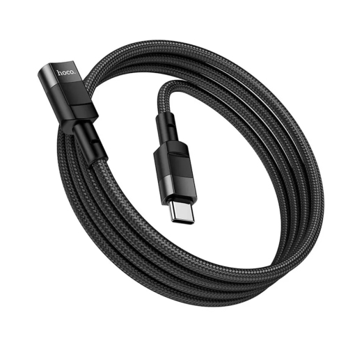 [4 pi/1,2&nbsp;m] Câble de rallonge 3&nbsp;A USB-C mâle vers USB-C femelle pour transmission de données, noir