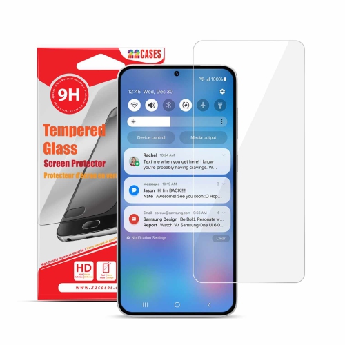 22 cases Tempered Glass Screen Protector | Made for Galaxy S24 FE