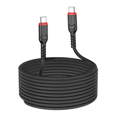 Image 1 de 5.. [6,6 pi/2&nbsp;m] Câble de chargement de données 60&nbsp;W USB-C à USB-C, noir