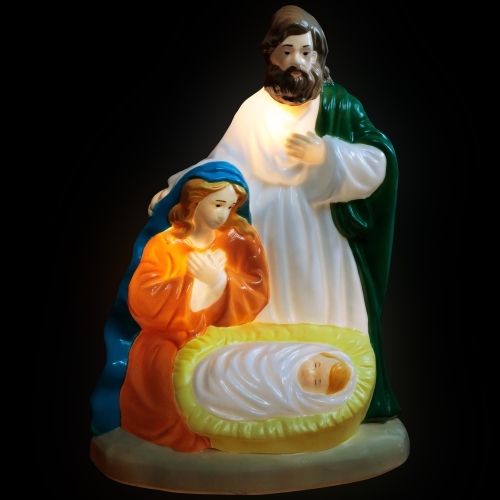 Image 1 de 6.. Moule de Noël extérieur illuminé Nativité Scène - 34&nbsp;po