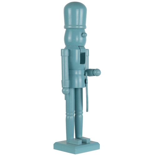 Nutcracker Soldier with Sword Christmas Figure - 15" - Sky Blue
