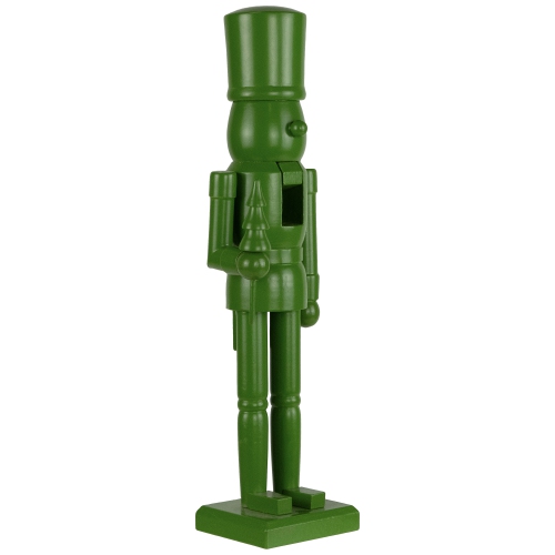 Nutcracker Soldier with Tree Christmas Figure - 15" - Green