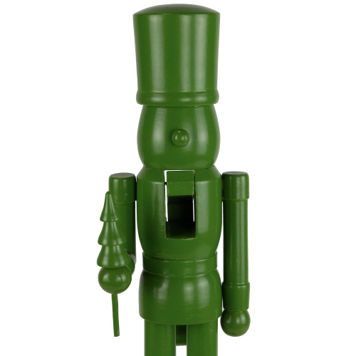 Nutcracker Soldier with Tree Christmas Figure - 15" - Green