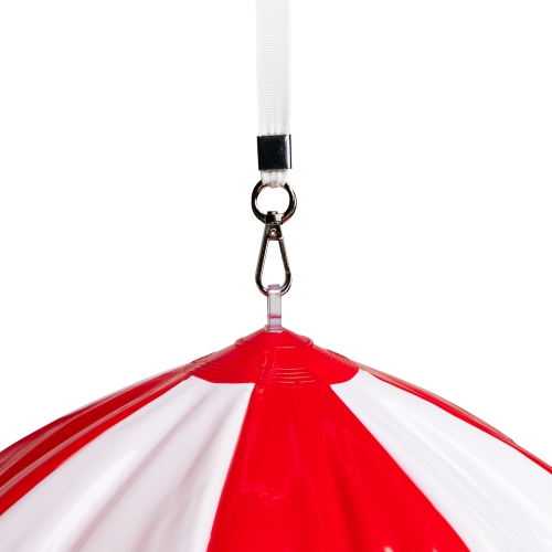 Lighted and Musical Santa Claus Hot Air Balloon Christmas Decoration - 43.5"