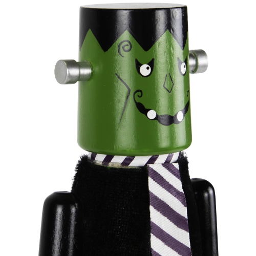 Frankenstein's Monster Halloween Nutcracker - 10.5" - Green and Black