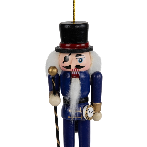 The Nutcracker Suite Character Christmas Ornaments - 5.25" - Red and Blue - Set of 4