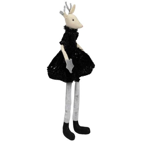 Sitting Reindeer with Dangling Legs Christmas Figure - 18"