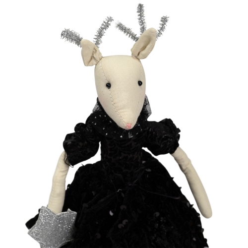 Sitting Reindeer with Dangling Legs Christmas Figure - 18"