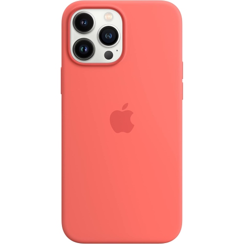 Étui en silicone avec MagSafe d'Apple pour iPhone 13 Pro Max - Pomelo rose