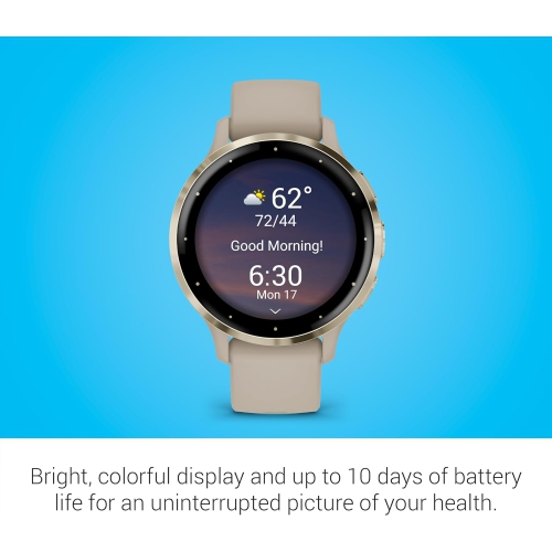 Garmin Venu 3S 41mm Bluetooth Smartwatch - French Grey (Refurbished Fair) by GARMIN - Refurbished condition - Image 3