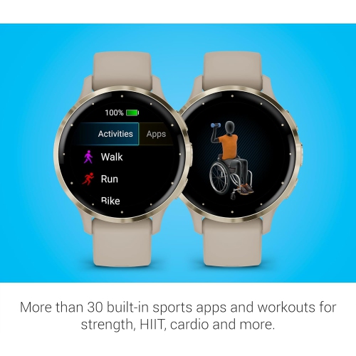 Garmin Venu 3S 41mm Bluetooth Smartwatch - French Grey (Refurbished Fair) by GARMIN - Refurbished condition - Image 5