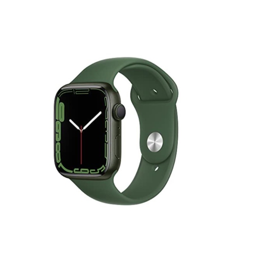 Apple Watch Series 7 [GPS + Cellular, 45mm] Smart Watch w/ Green Aluminum Case with Sport Band -Open Box