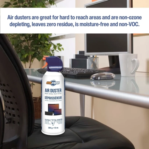 Moisture-Free Air Duster - 10 Oz, VOC-Free Canned Air for Electronics & Cleaning
