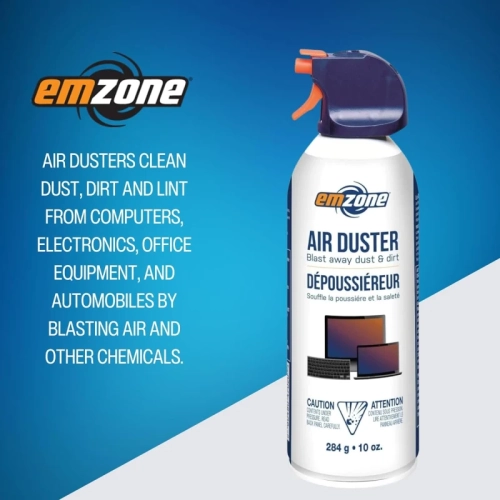Moisture-Free Air Duster - 10 Oz, VOC-Free Canned Air for Electronics & Cleaning