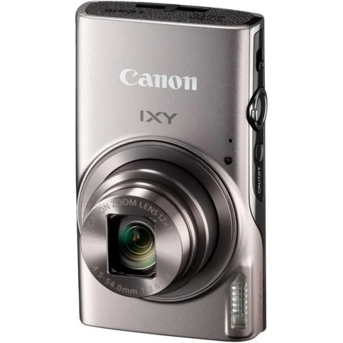 Canon Compact Digital Camera IXY 650 12x Optical Zoom IXY650 Silver with 64GB Card and Tripod Bundle