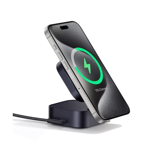 Station de chargement pliable avec chargeur sans fil 67&nbsp;W 2-en-1 de Baseus avec MagSafe pour iPhone 16