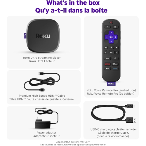 2024 Ultimate Streaming Player for 4K with HDR10+, Dolby Vision, and Dolby Atmos, Bluetooth and Wi-Fi 6, Includes Rechargeable Voice Remote with