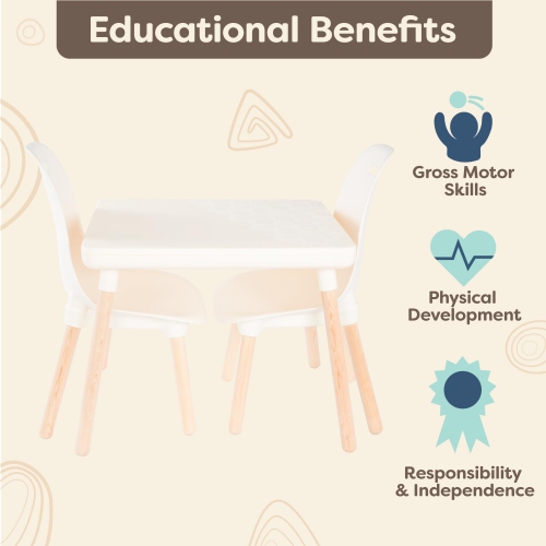 Ivory Table & Chair Set