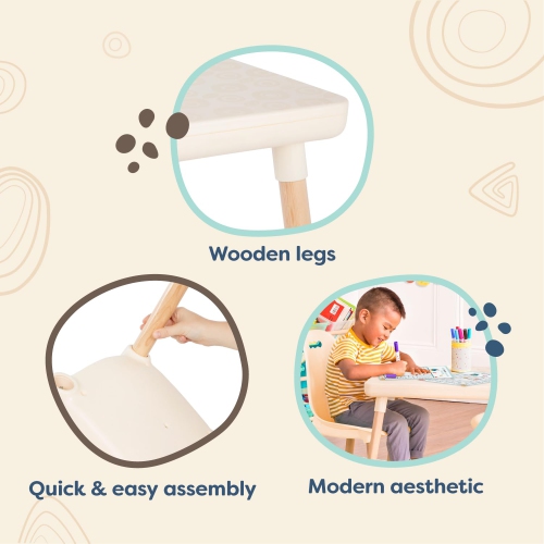 Ivory Table & Chair Set