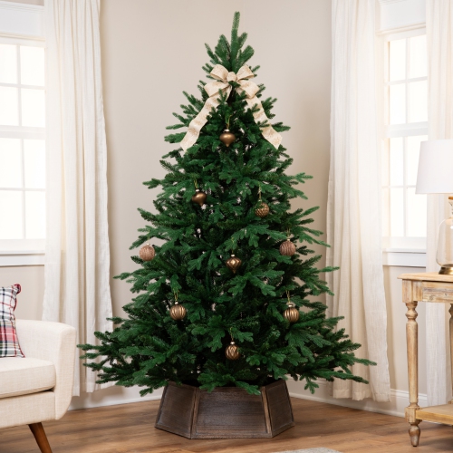 Real Touch Full Alamosa Fir Artificial Christmas Tree - 7' -Unlit
