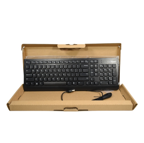 Open Box - Lenovo EKB-536A Wired USB PC Multimedia Keyboard