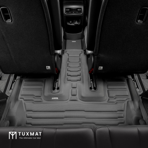 TuxMat - For Kia Carnival Gas 7-Seater 2025-2026 Models - Custom Car Mats - Maximum Coverage, All Weather, Laser Measured - This Full Set Includes