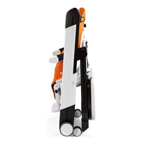 Peg Perego Siesta Ambiance High Chair with Eco Leather/Wood Look - Grey