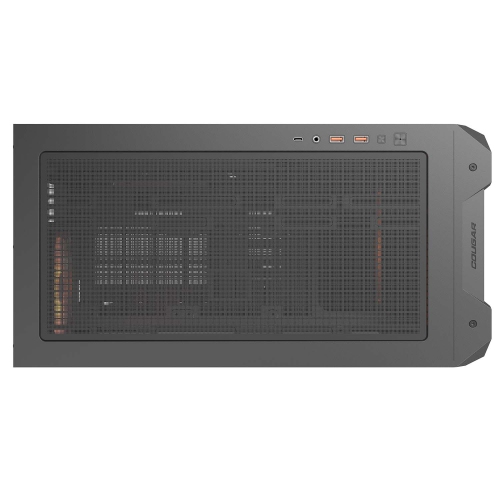 Cougar MX600 RGB Mini ATX Computer Case, Tempered Glass Side Panel, 2 x 160mm / 1 x 120mm ARGB Fans Pre-Installed, Black