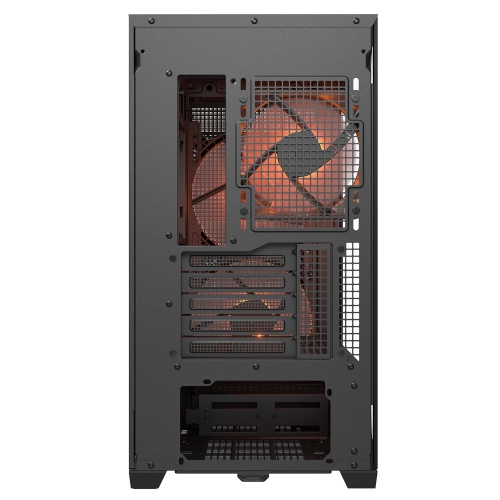 Cougar MX600 RGB Mini ATX Computer Case, Tempered Glass Side Panel, 2 x 160mm / 1 x 120mm ARGB Fans Pre-Installed, Black