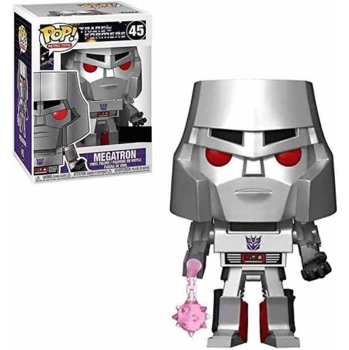 POP  Retro Toys Transformers 3.75 Inch Action Figure Exlusive - Megatron With Energon Mace #45