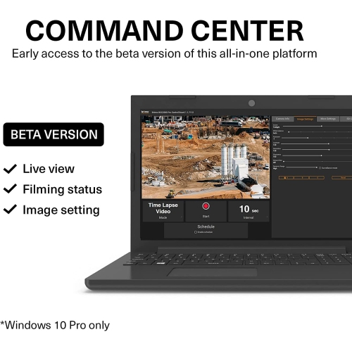 Brinno AFB1000 Camera Extender Kit - 49FT USB-C Power Extension Cable for Outdoor Use - Instantly view and transfer data at high-speeds - Compatible