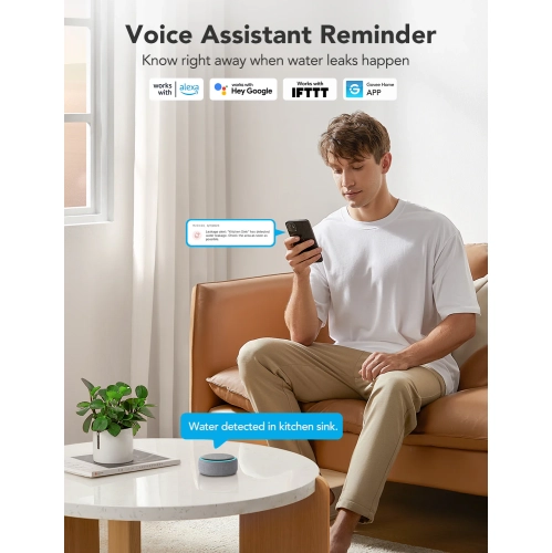 Capteur de fuite d'eau de Goveelife