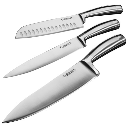Cuisinart German Steel V-Edge 9-Piece Knife Block Set (C99SS-9PC) - Stainless Steel/Wood