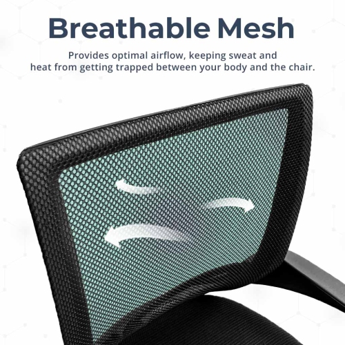 MotionGrey MC1 Ergonomic Breathable Mesh High Office Chair - Comfortable Computer Task Desk Chairs for Home Gaming and Executive Commercial Office -