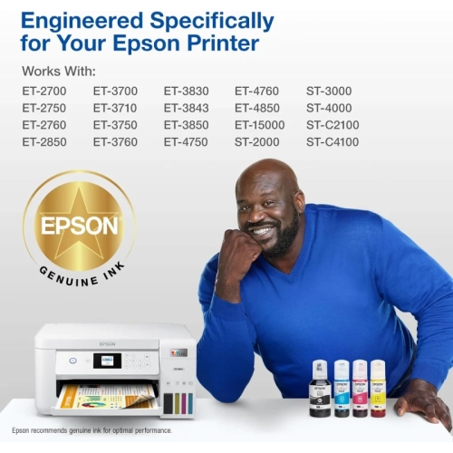 Epson 502 EcoTank Black Ink Bottle - Auto-Stop, Pack of 1