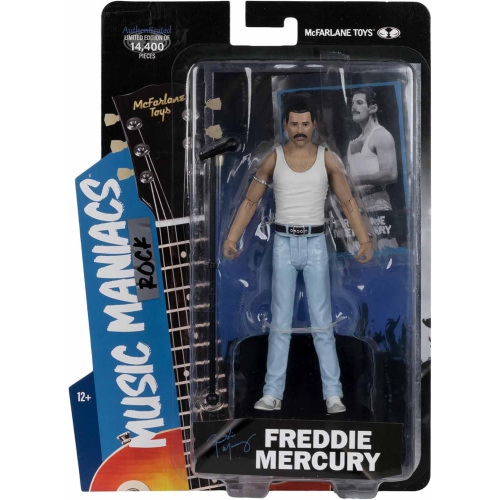 Music Maniacs Rock & Roll 6 Inch Static Figure Wave 3 - Freddie Mercury