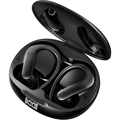 NONE  Wireless Earbuds, Bluetooth Earbuds Deep Bass Hifi Stereo, 40Hrs Playback Bluetooth Headphones 5.3 Touch Control, Ipx7 Waterproof Led Digital