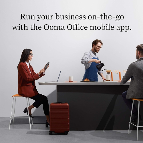 Grandstream Ooma 2624W Wi-Fi Business IP Desk Phone. Works with Ooma Office Cloud-Based VoIP Phone Service with Virtual Receptionist, Desktop app