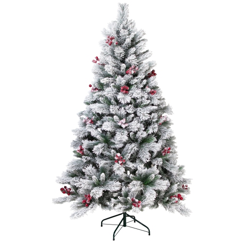 Full Flocked Fairfield Fir Artificial Christmas Tree - 6.5' -Unlit