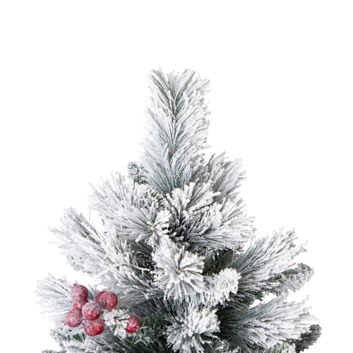 Full Flocked Fairfield Fir Artificial Christmas Tree - 6.5' -Unlit